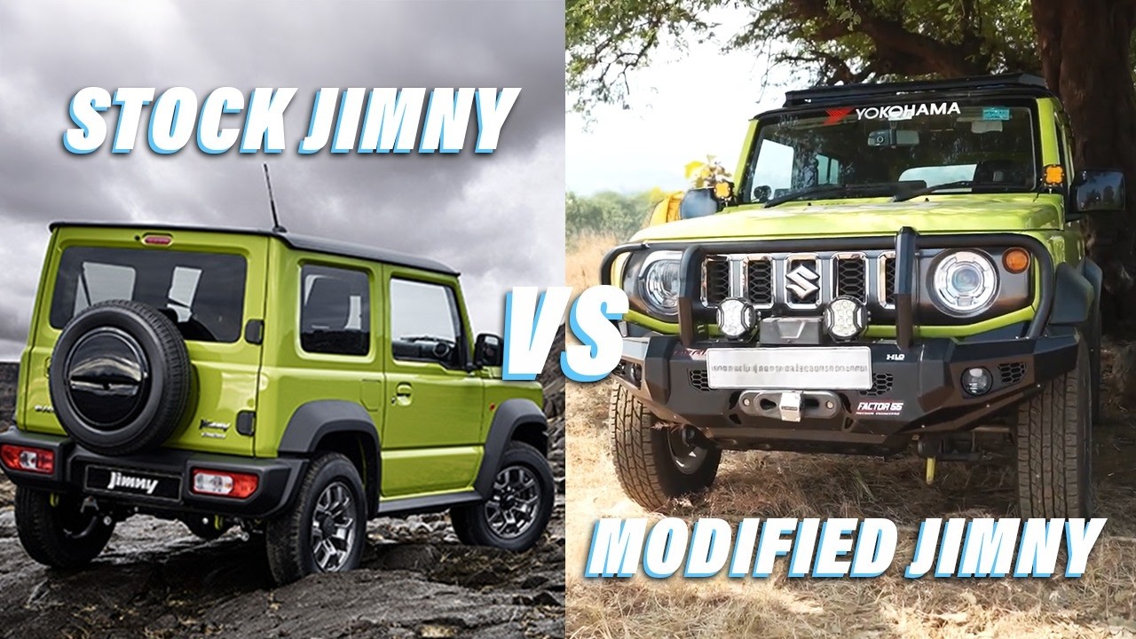 Jimny Stock против Jimny Modified: полное сравнение! @LearnOffroad
