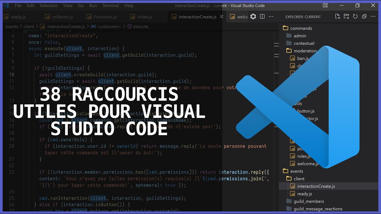 38 raccourcis à connaître sur Visual Studio Code en 2022 | Améliorer votre productivité avec VSCode