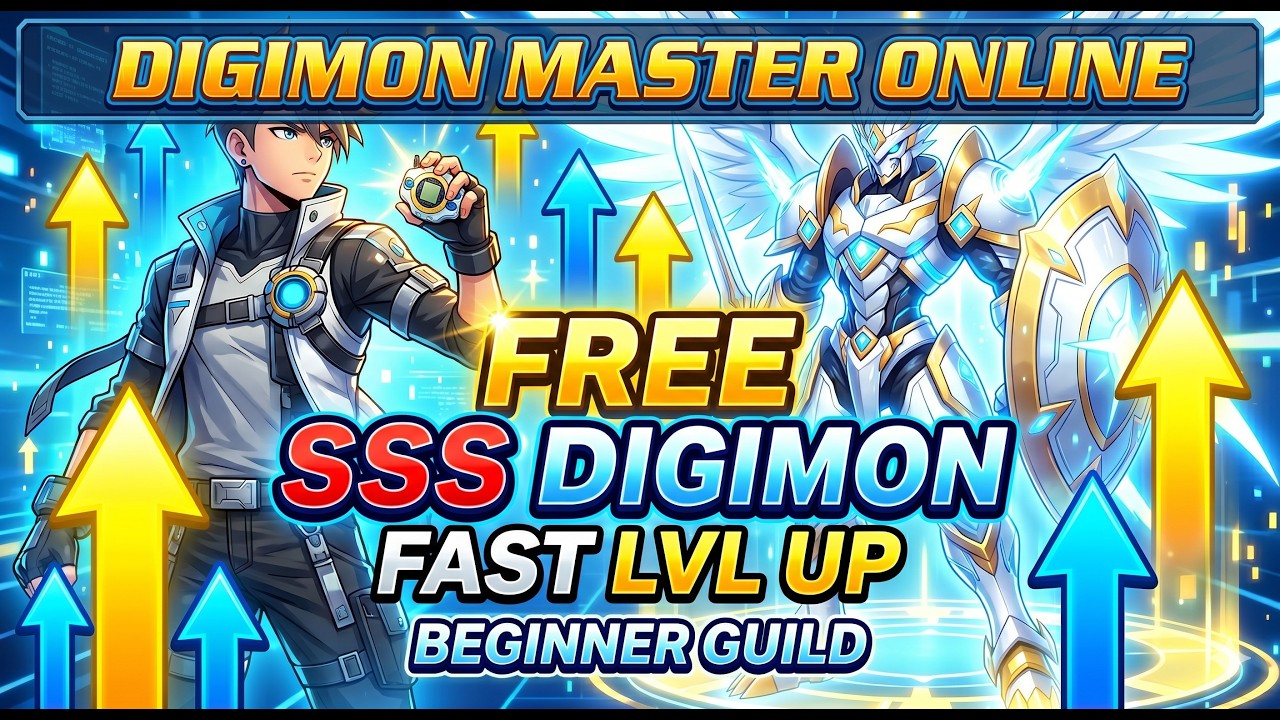 Digimon Masters Online: Полный гайд для новичков + бесплатный предмет SSS и путь прокачки