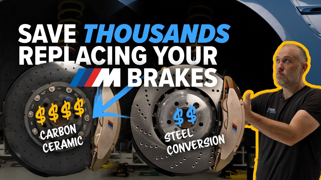 BMW M4 CCB To Steel Brake Rotor Conversion DIY (2015-2021 BMW F82 M4, F80 M3, F83 M4, F87 M2 CS)