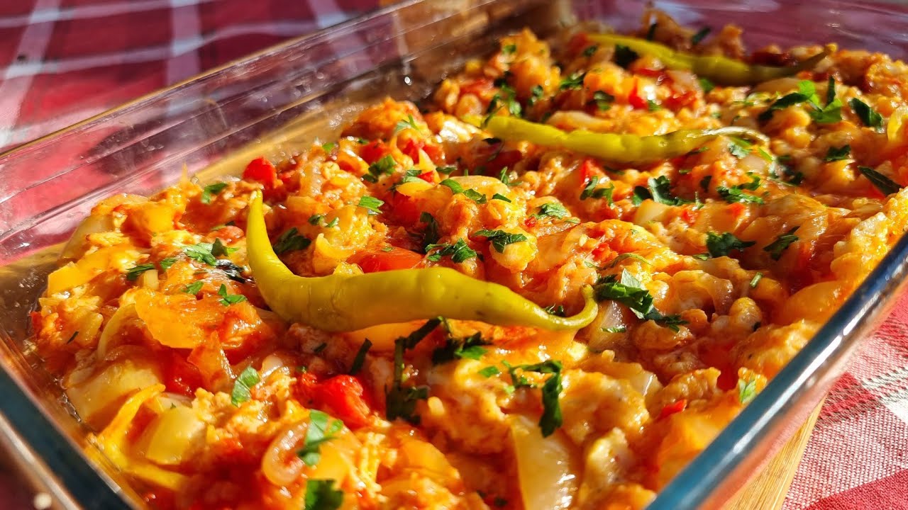 Lecho in stil Unguresc (Ghiveci cu Ou ) ‼️🥗#fy #familyvlog #facts #cake #cooking #viralvideo #video