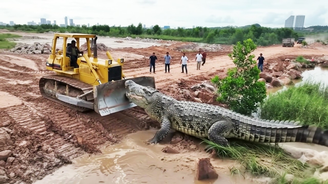 WOW!! Massive Land Filling Project with KOMATSU D51P and Heavy Dump Trucks Delivery Unloading Stone