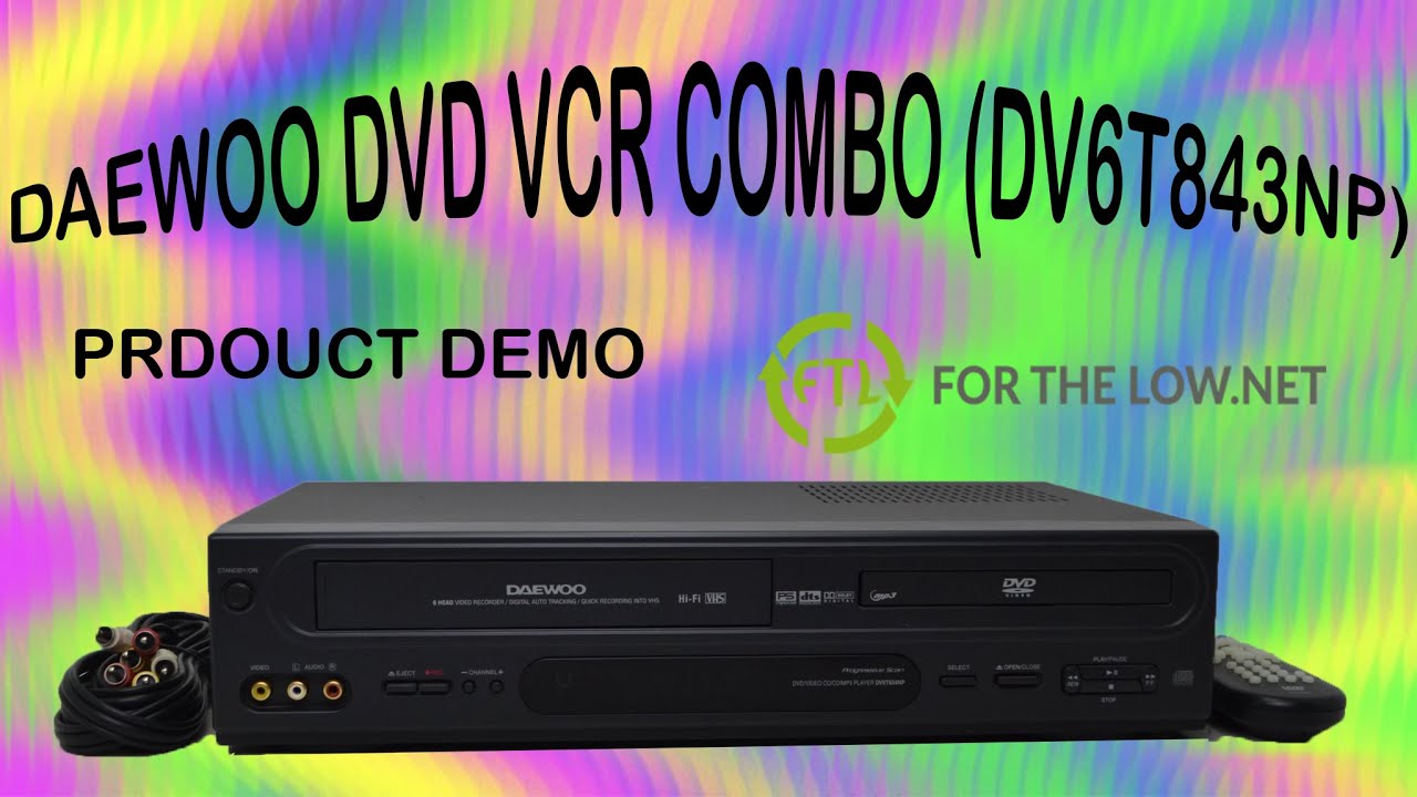 Комбинированный DVD и 6-головочный VHS-плеер Daewoo DV6T834NP: инструкция по применению / демонст...