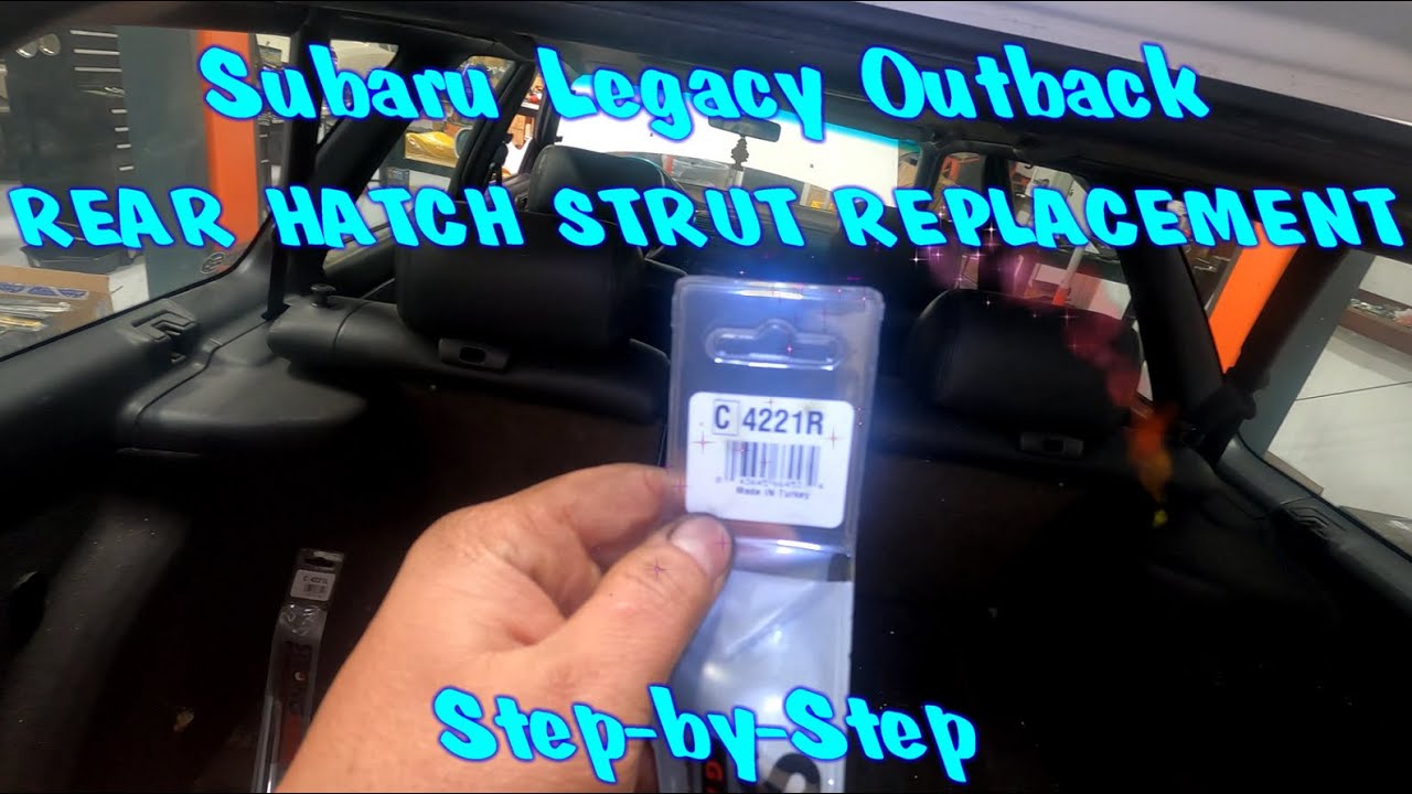 1994-1999 Subaru Legacy Outback Rear Hatch Strut Replacement Step-by-Step