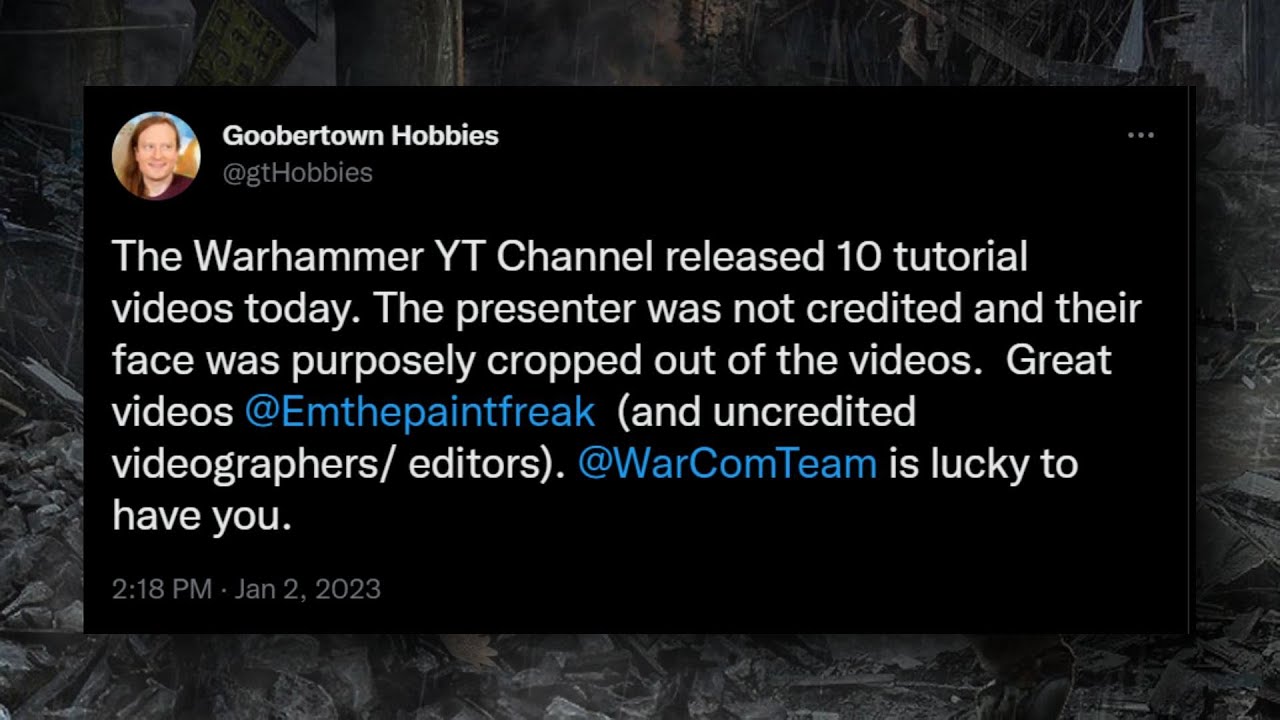 Warhammer YouTube is in hot water (again)