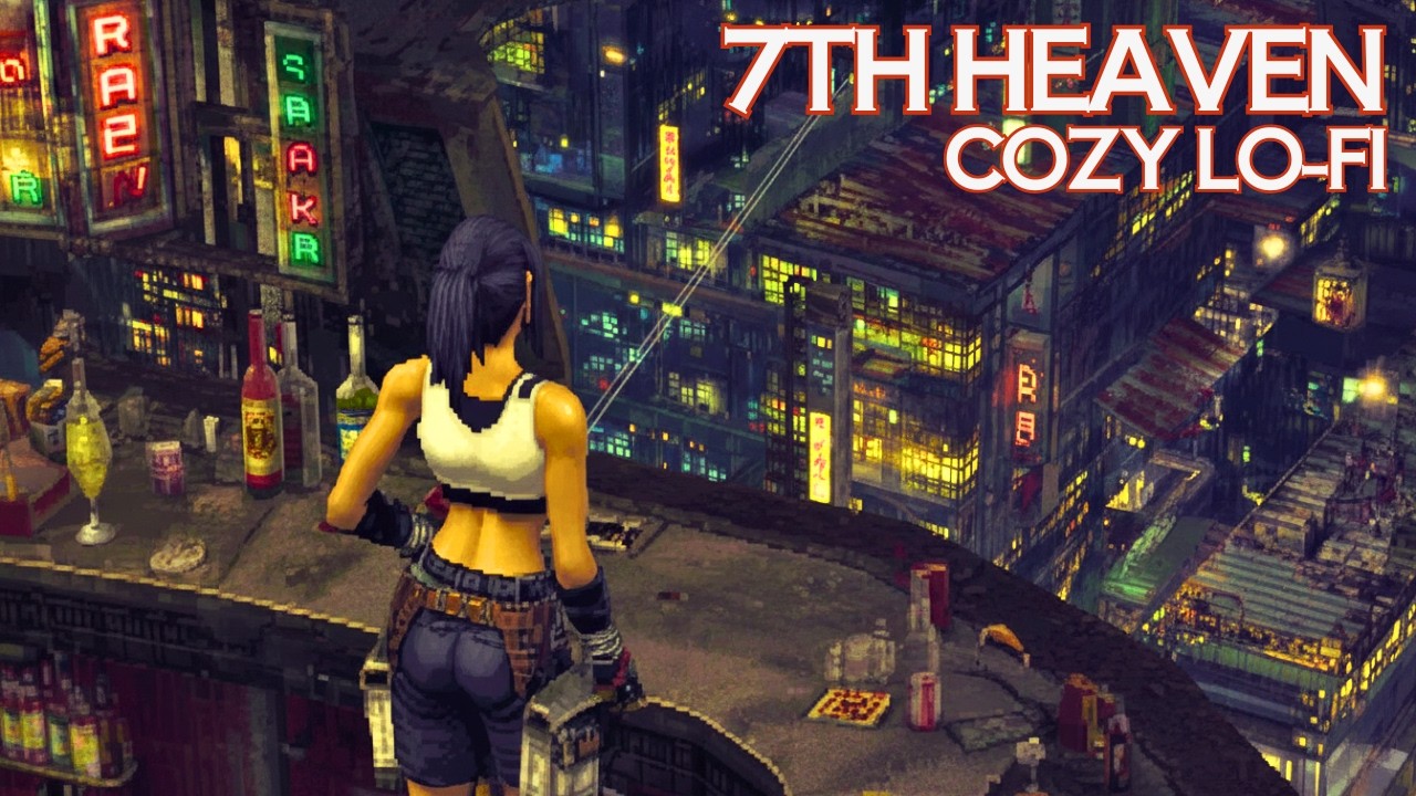 Deep Focus Study & Work ☕ Tifa’s Night Shift at Seventh Heaven [FF7 Inspired Lo-Fi]