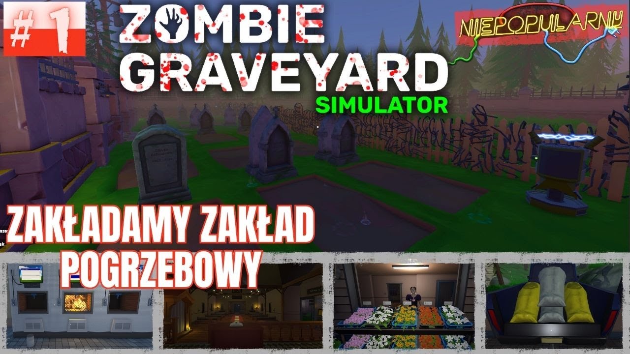 OBRONA CMENTARZA przed Halloween Zombie Graveyard Simulator #1