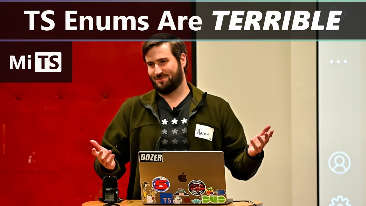 TypeScript Enums are TERRIBLE.  Here's Why.