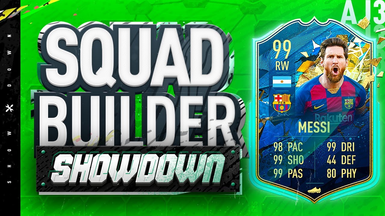 Fifa 20 Squad Builder Showdown!!! TOTS MESSI VS W2S!!!