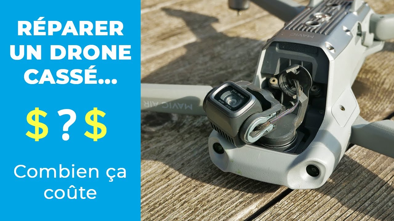 FAIRE RÉPARER UN DRONE CASSÉ : COMBIEN CA COÛTE ?