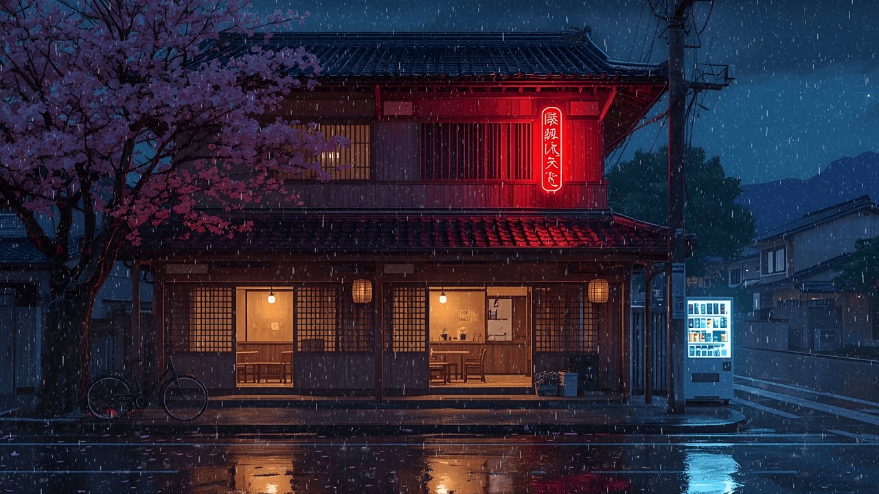 Tokyo Rainy Night 🌧️ Chill Lofi Music for Relax, Sleep Well & Deep to Study