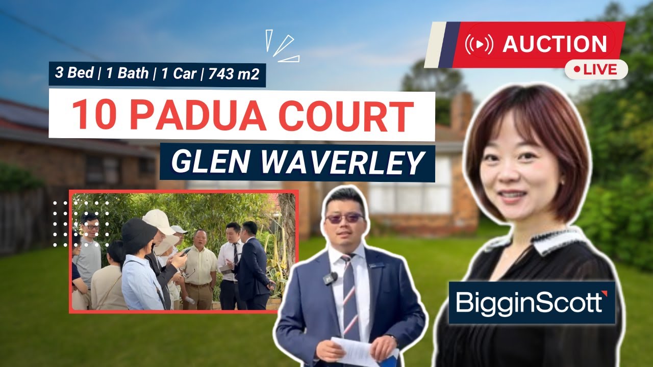 Live Auction @ 10 Padua Court, Glen Waverley