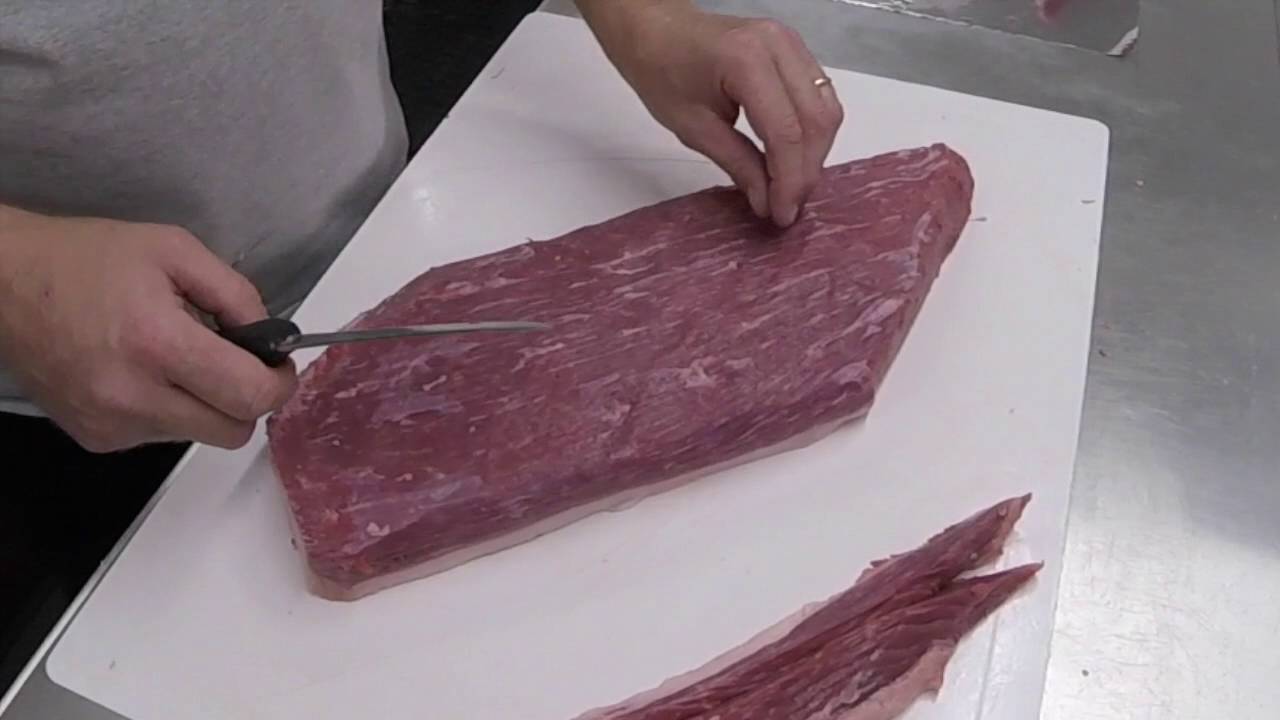 Trimming a Competition brisket
