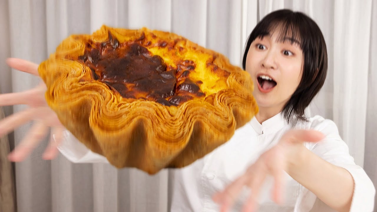 保证没P图！你吃过比这更大的蛋挞吗？| 绵羊料理20230406