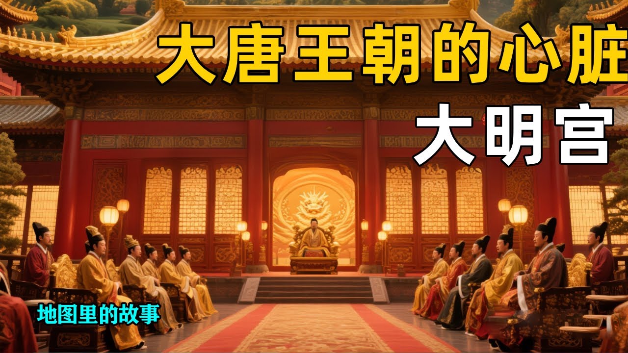 【大明宫】三维地图--大明宫被誉为中国宫殿建筑的巅峰之作，17位皇帝在此处理朝政，如何从孝心工程逆袭为大唐王朝的心脏？