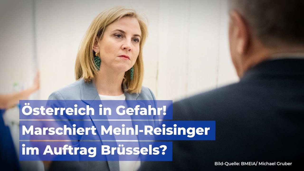 &Ouml;sterreich in Gefahr! Marschiert Meinl-Reisinger im Auftrag Br&uuml;ssels?