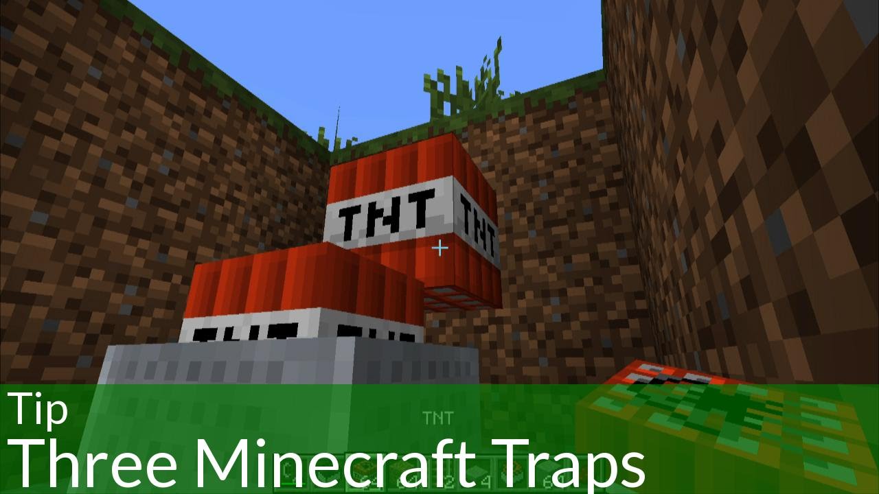 Tip: How to Make Three Minecraft Traps