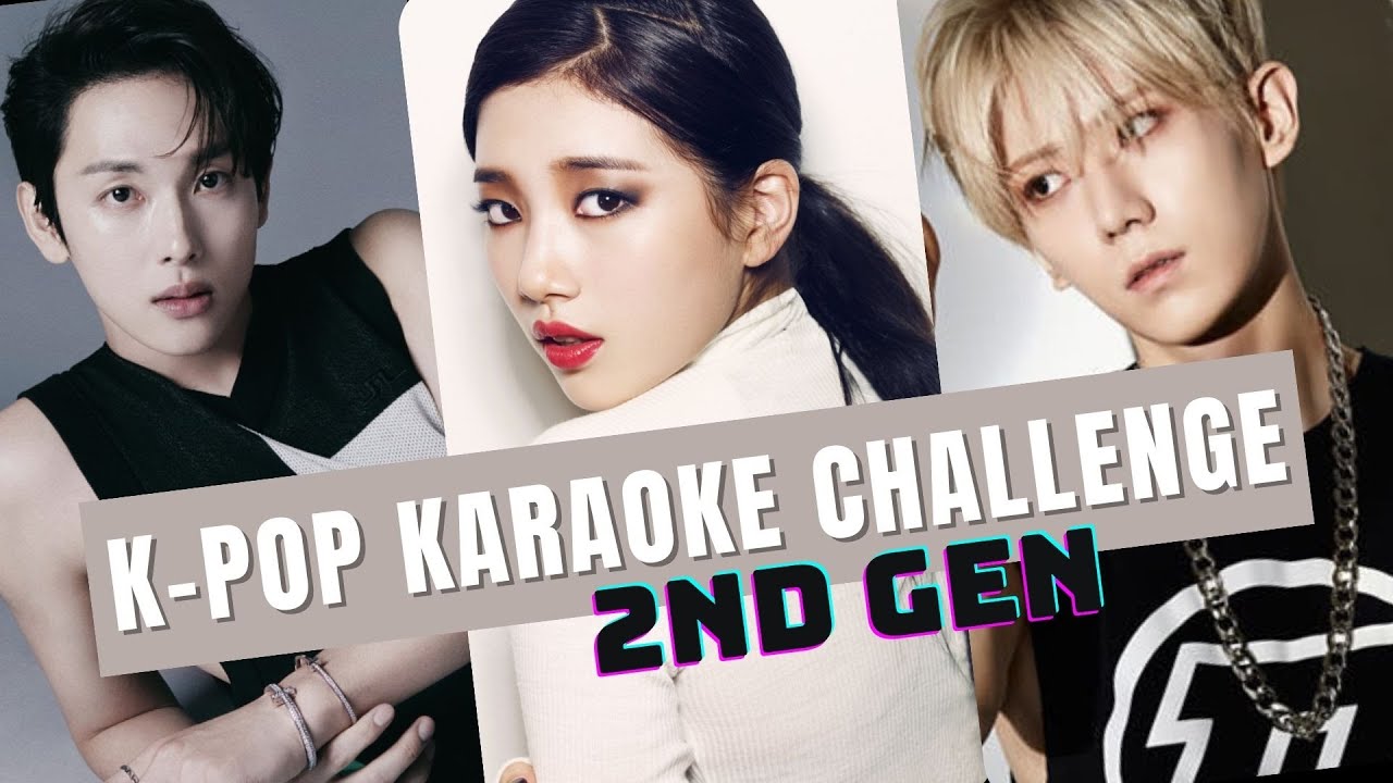 KPOP GAME KPOP RANDOM KARAOKE CHALLENGE pt.37 (2ND GEN VER.)