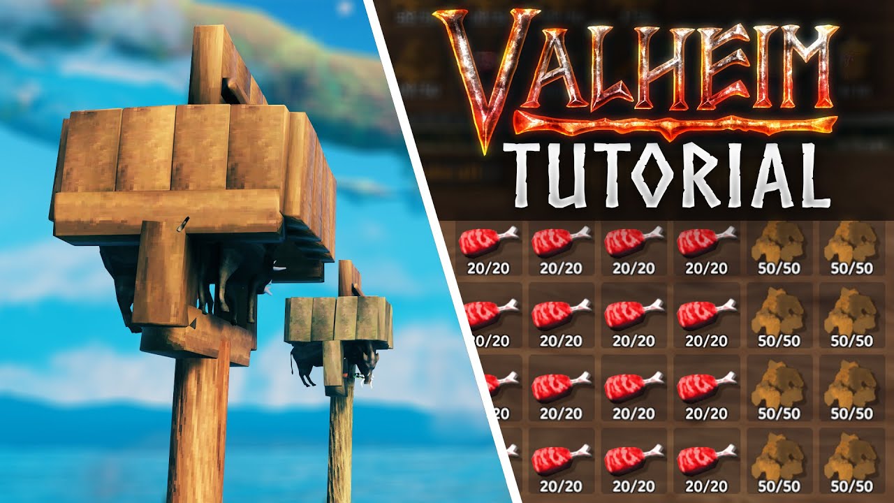 SIMPLE, FAST, & UNLIMITED BOAR FARM! Valheim Tutorial