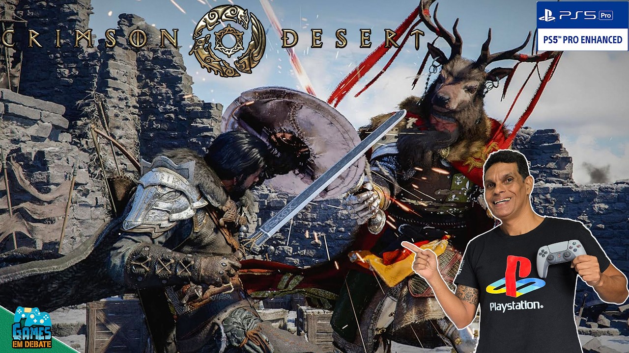 Crimison Desert no MONSTRO PS5 PRO Ao Vivo No Canal😏