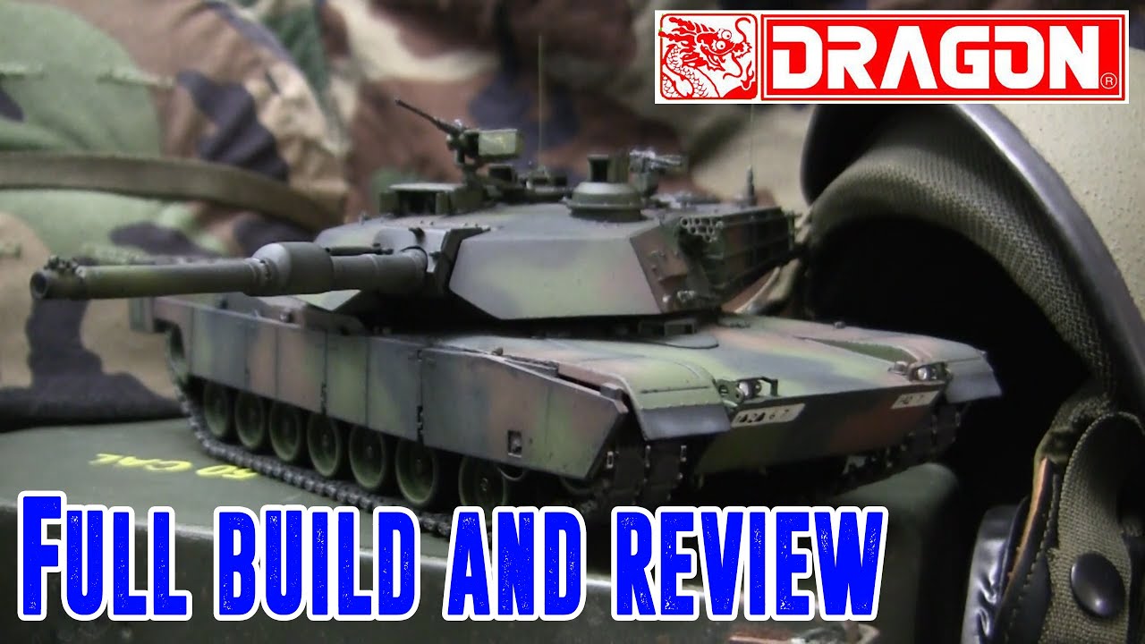 1990's vintage Dragon 1/35th scale M1A2 Abrams MBT