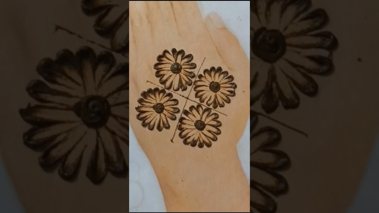 Very Easy Coins Mehndi Design Trick #shorts #viral #youtubeshorts #shortvideo #viralvideo