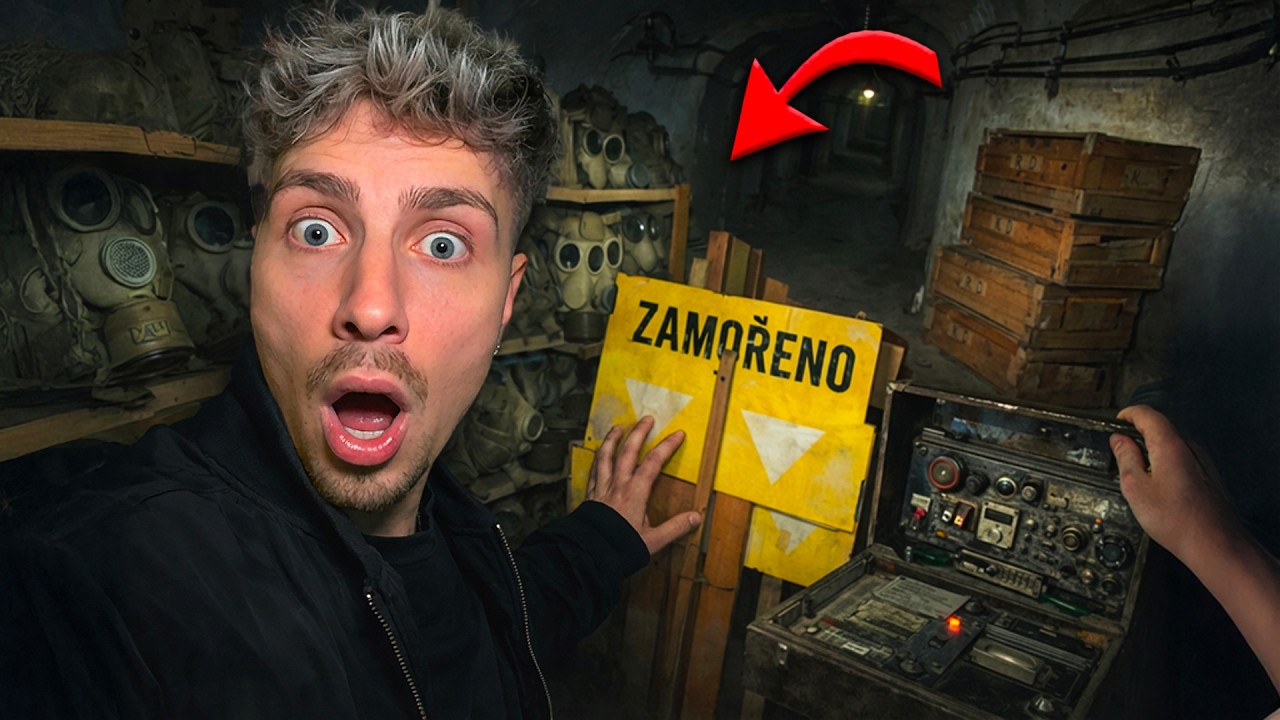 TENTO BUNKR BYL PŘIPRAVEN NA VÁLKU… A PAK HO VOJÁCI OPUSTILI 😨
