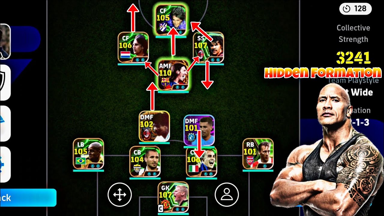 MY Hidden Formation for efootball Division | Efootball best formation