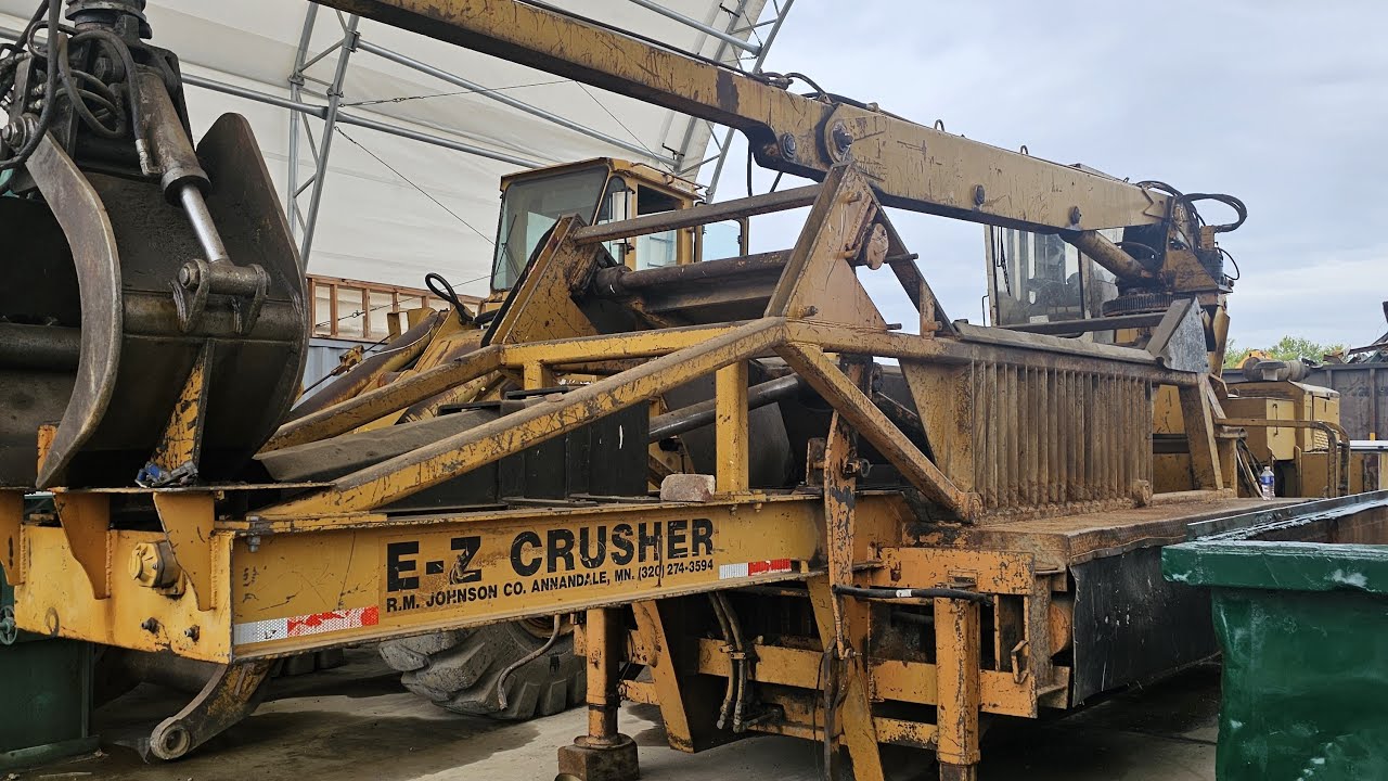 RM Johnson E-Z Baler Model 2 Walk Around and Function Test