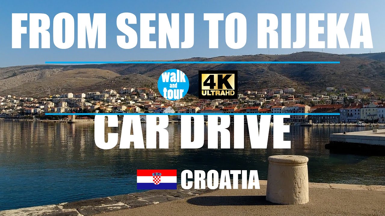 Scenic Coastal Drive from Senj to Rijeka | Croatia in 4K UHD (60 fps)