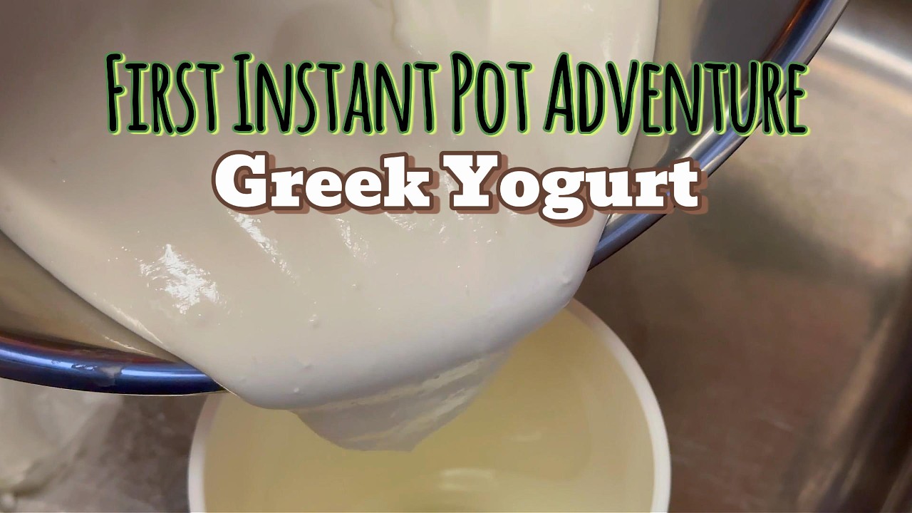 First Instant Pot Adventure Greek Yogurt
