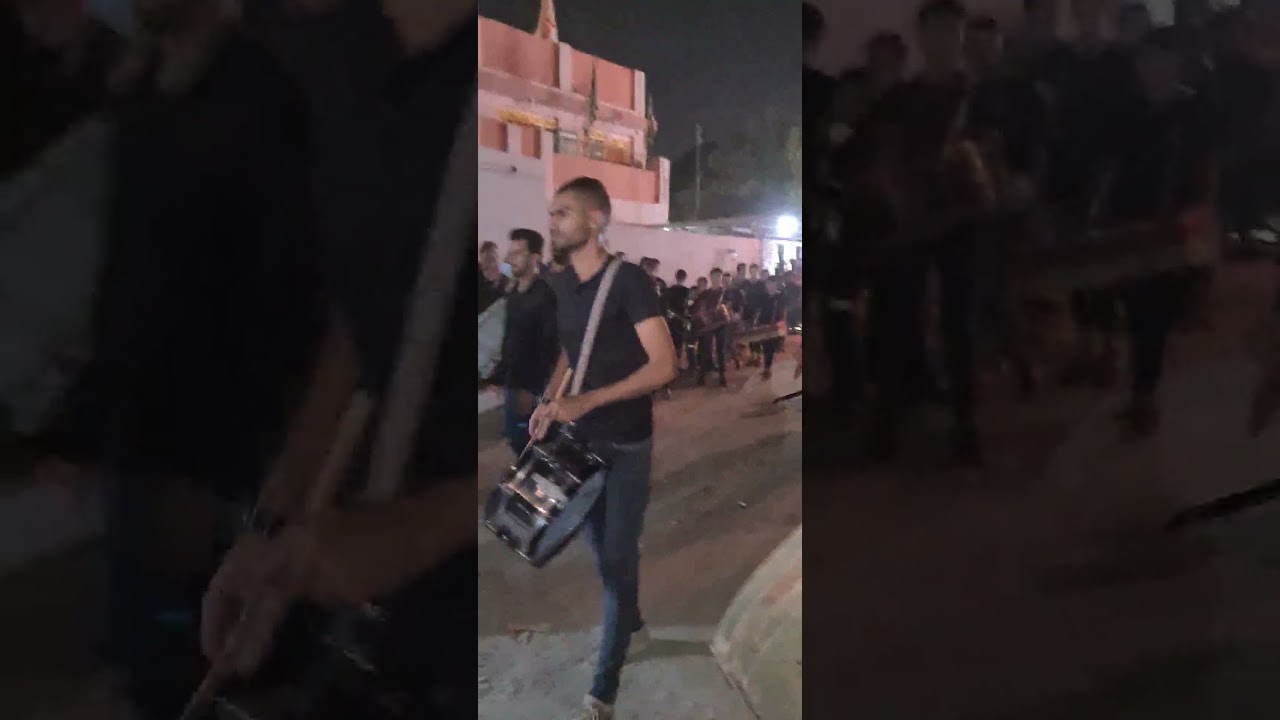 موكب الامام الحسن العسكري في الصويرة يوم الرابع من شهر محرم الحرام لبيك ياحسين