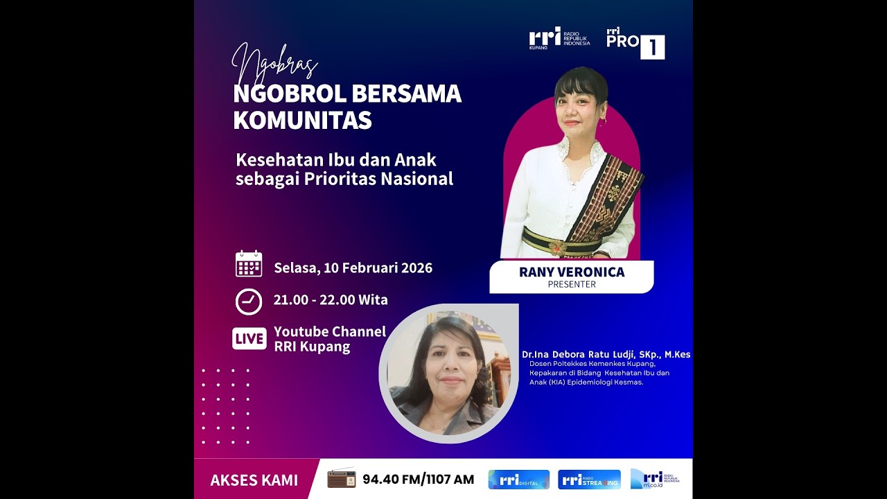 [LIVE] Kesehatan Ibu Dan Anak Sebagai Prioritas Nasional - Ngobras (Ngobrol Bersama Komunitas) |