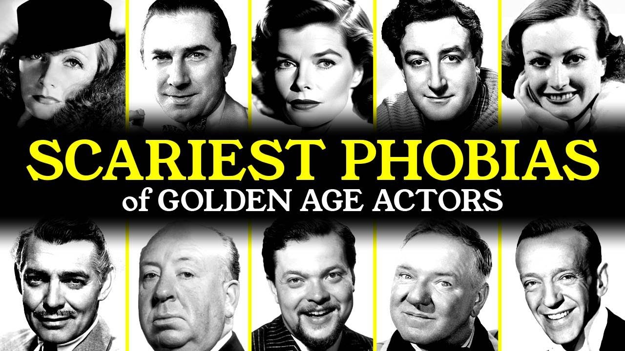 BIZARRE Fears and Phobias That Terrified Celebrities (Golden Age Edition)