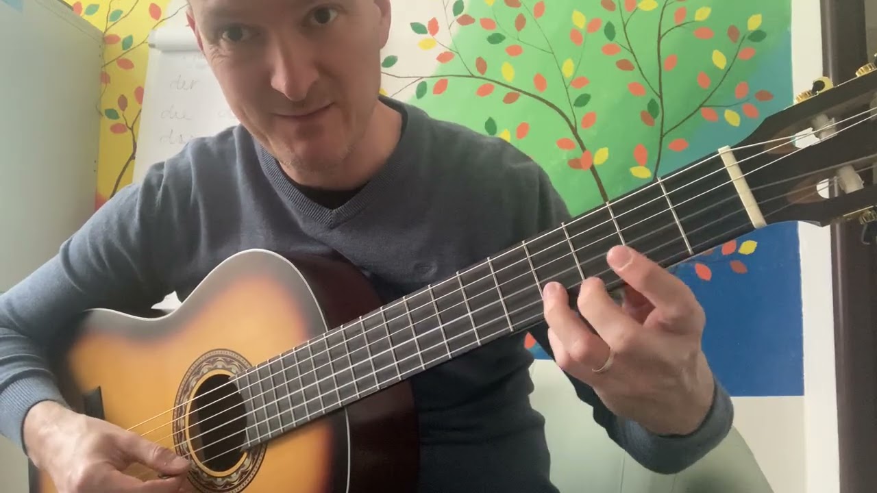 Lekcia gitary Arpeggia G7 akordu + be bop dominant stupnica 