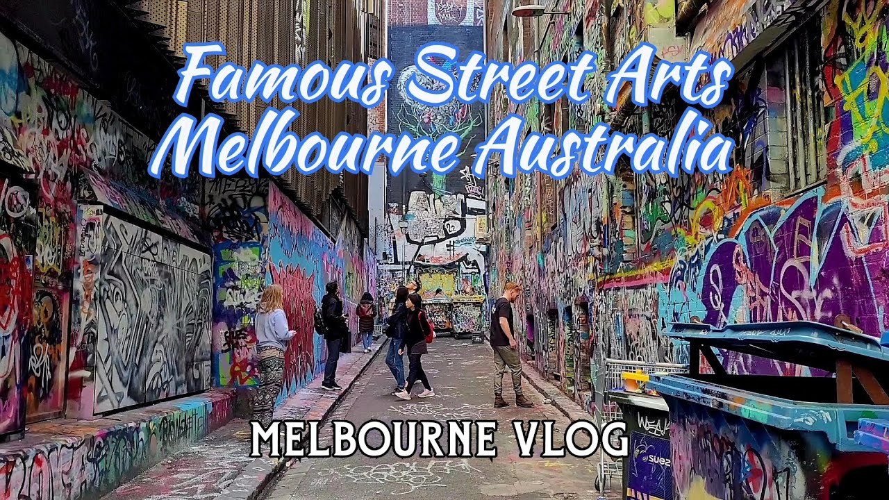 Melbourne Street Art Walk | Famous Laneways and Alleyways | Melbourne Australia City Walk