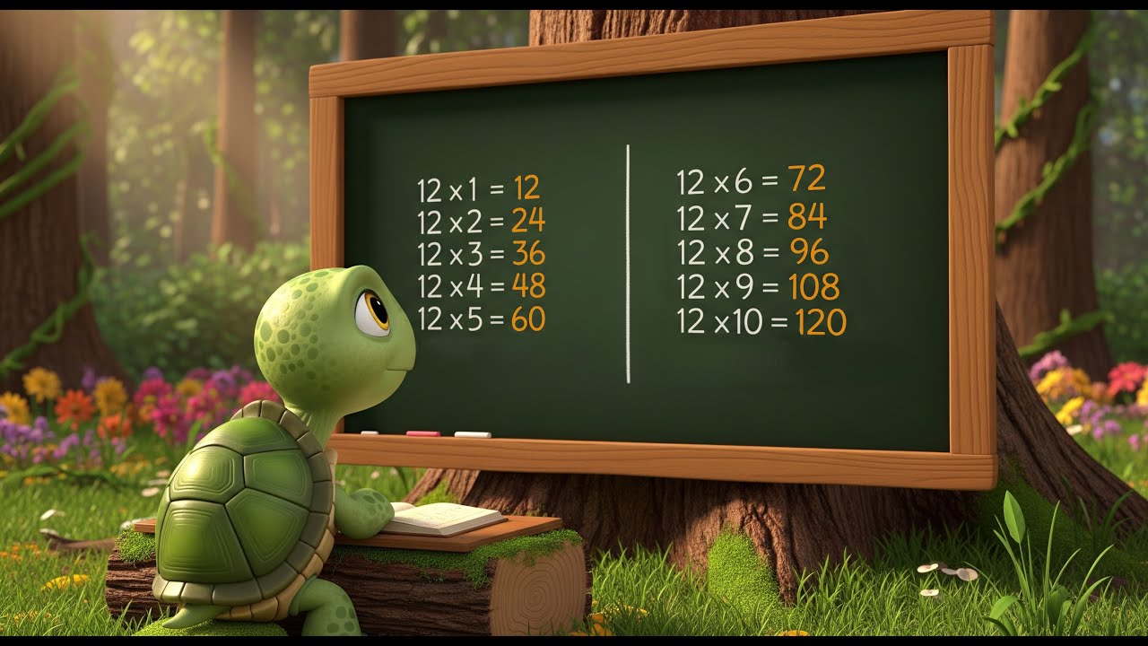 12'ler Çarpım Tablosu, Ağırbaş Kaplumbağa'nın İmtihanı - On iki kere bir, on iki! 12x1=12