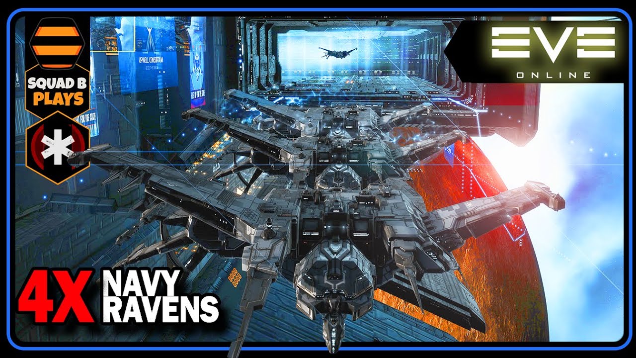 Watch 4 x Caldari Navy Ravens Fail at Level 4 Missions
