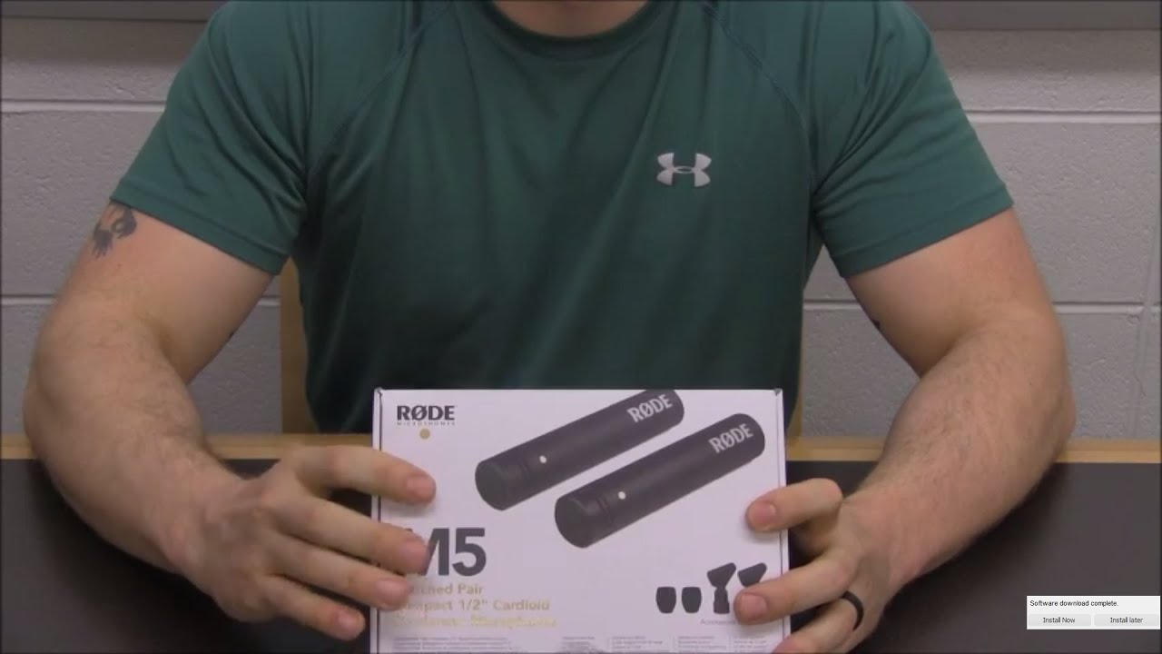 Unboxing and testing Rode M5 Matched pair ASMR #5