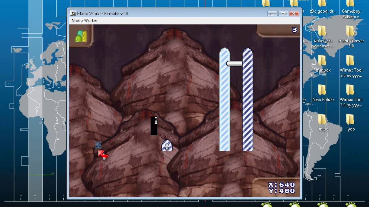Mario Worker Remake v2.0 (Gameplay and Review)