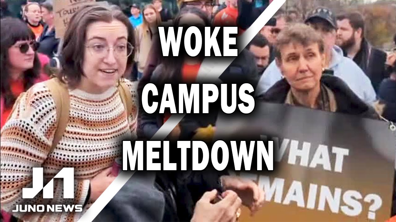 OBUDZONY TŁUM MA ZAŁAMANIE Z POWODU Frances Widdowson na Uniwersytecie Thompson Rivers