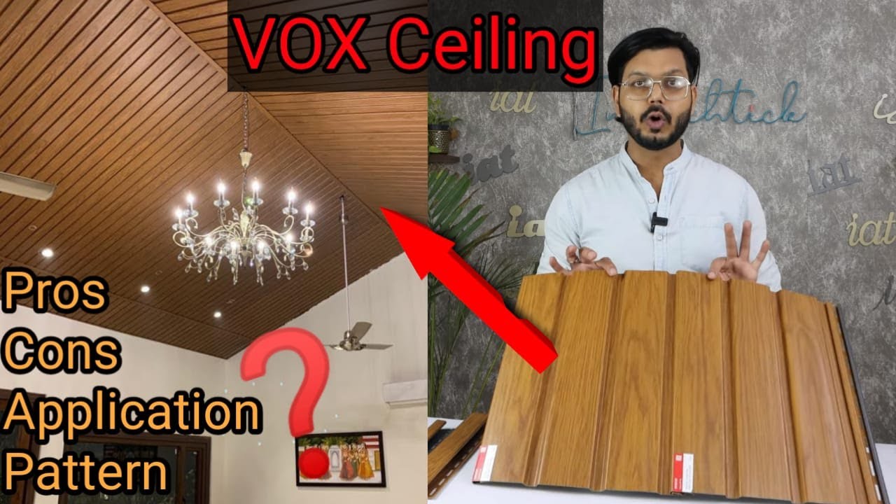 Innovative Wooden False Ceiling System | VOX Ceiling | Luxury Ceiling System | Intarchtick Designs