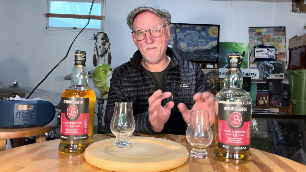 Just Whisky 🥃: Springbank 12 Cask Strength 55.5% (2025) 100% Exbourbon vs 2021 (55.9% 2021)