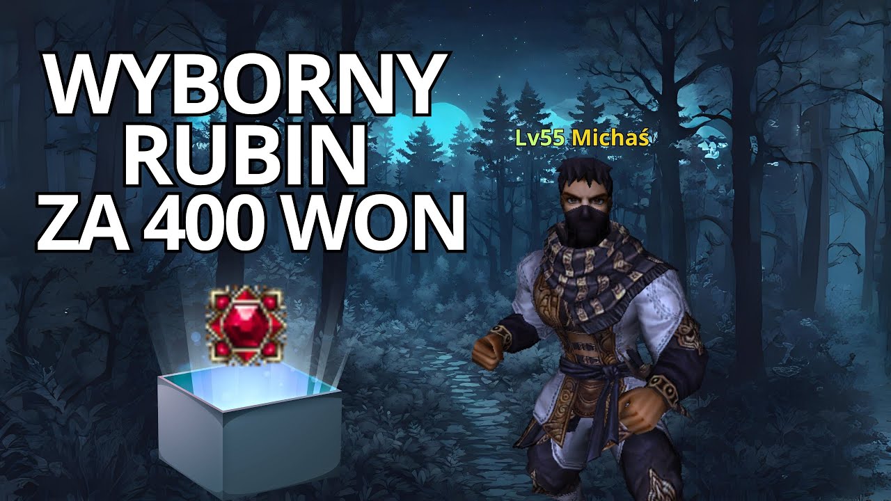 Metin2.PL #1  - Nowa postać 55Lv i WYBORNY RUBIN ZA 400WON!