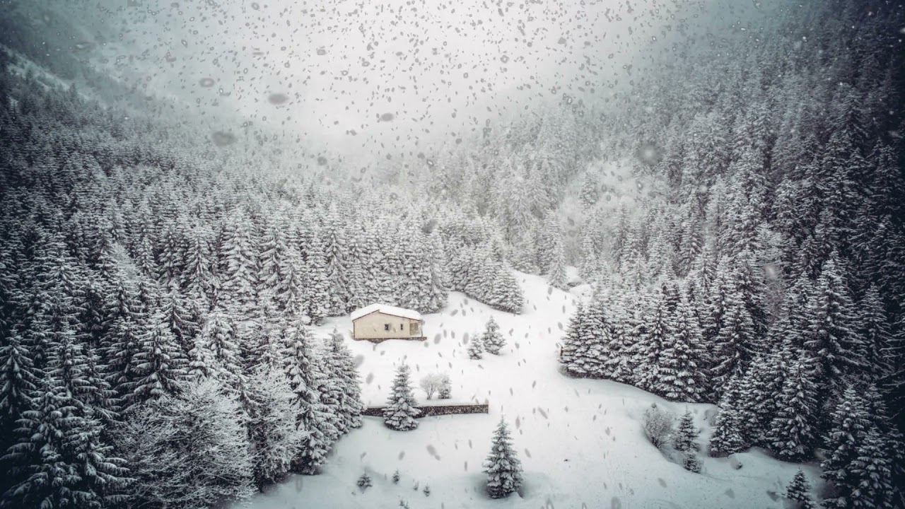 8 Hours Snow Storm | Ambient Snowfall | Snow Ambience
