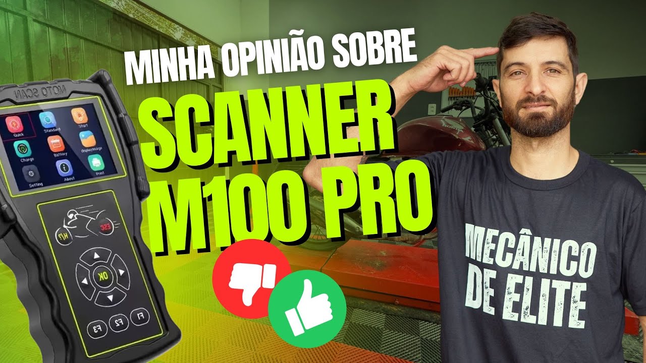 O SCANNER QUE TODO MECÂNICO PRECISA CONHECER! SCANNER M100 PRO - REVIEW!