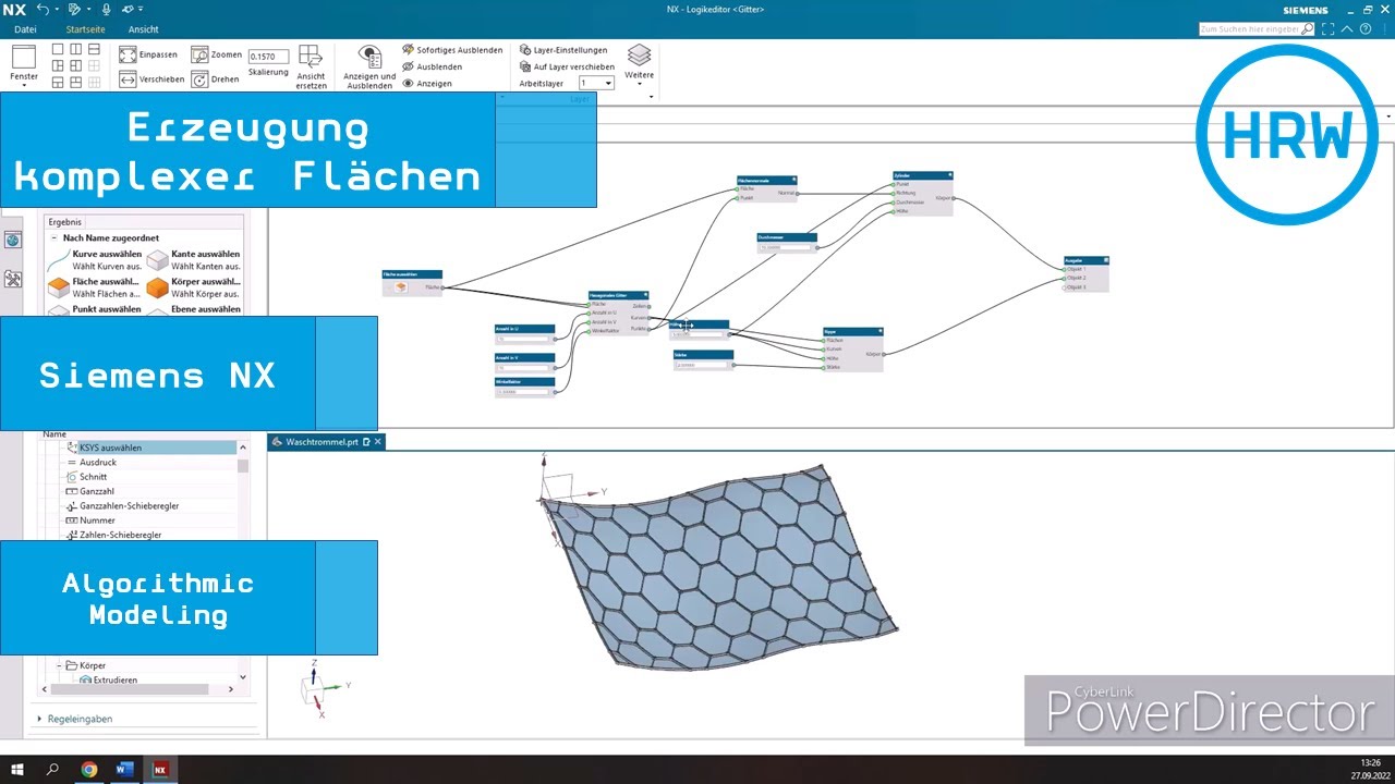 Algorithmic Modeling Siemens NX