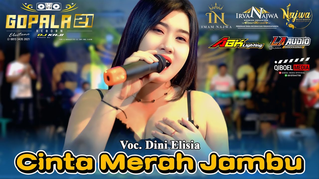 DINI ELISIA (Duo Sogok) CINTA MERAH JAMBU GOPALA21 LIVE  BEKACAK MOJOREJO SIDOWAYAH BEJI