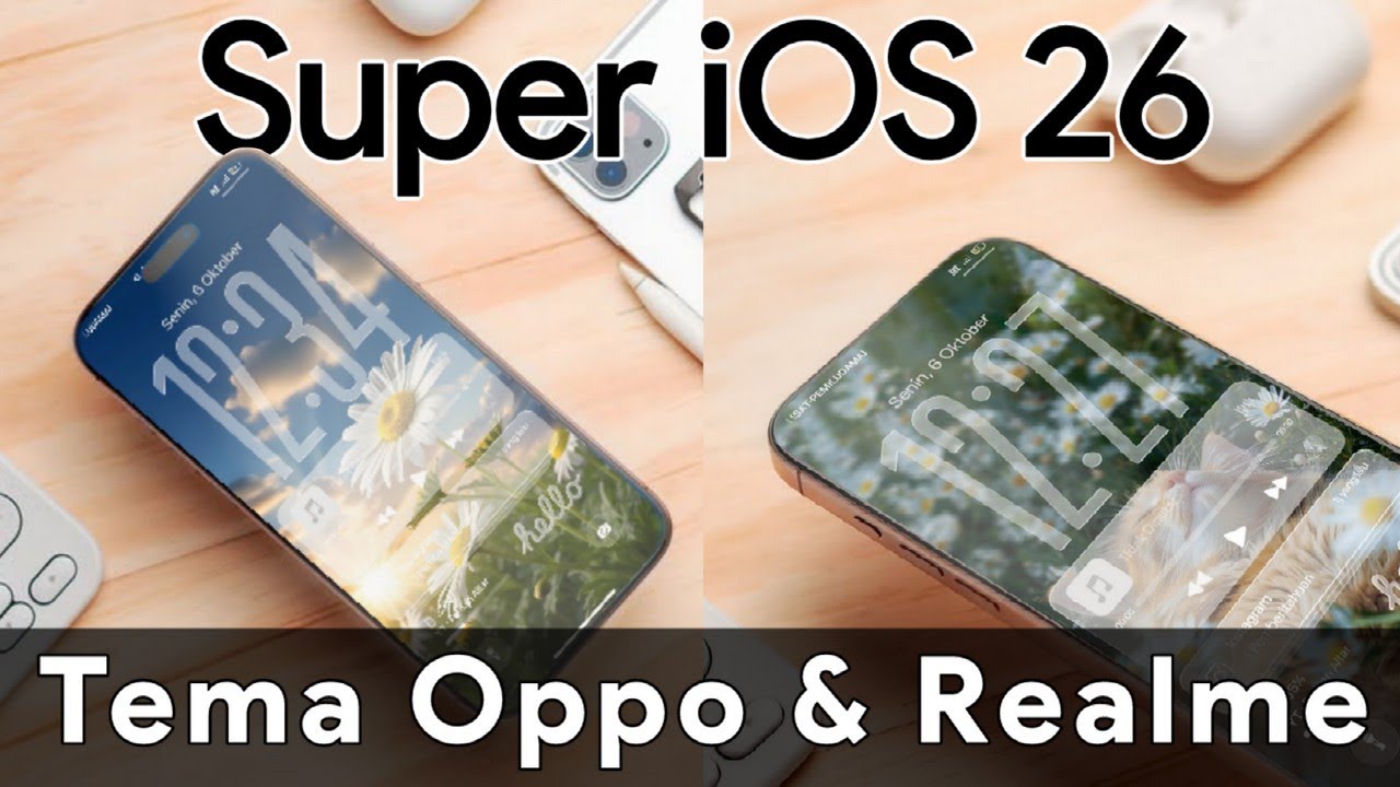 Super iOS 26 | Tema Oppo dan Realme
