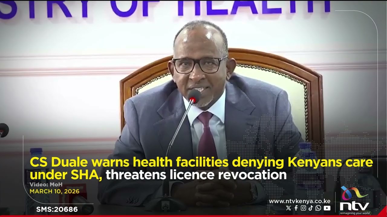 CS Duale warns health facilities denying Kenyans care under SHA, threatens licence revocation